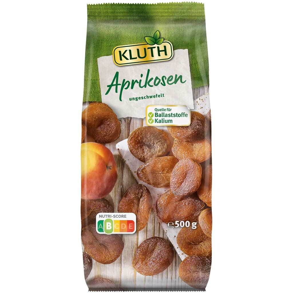 

Kluth Абрикосы несернистые, без косточек, фруктовый снек 500г