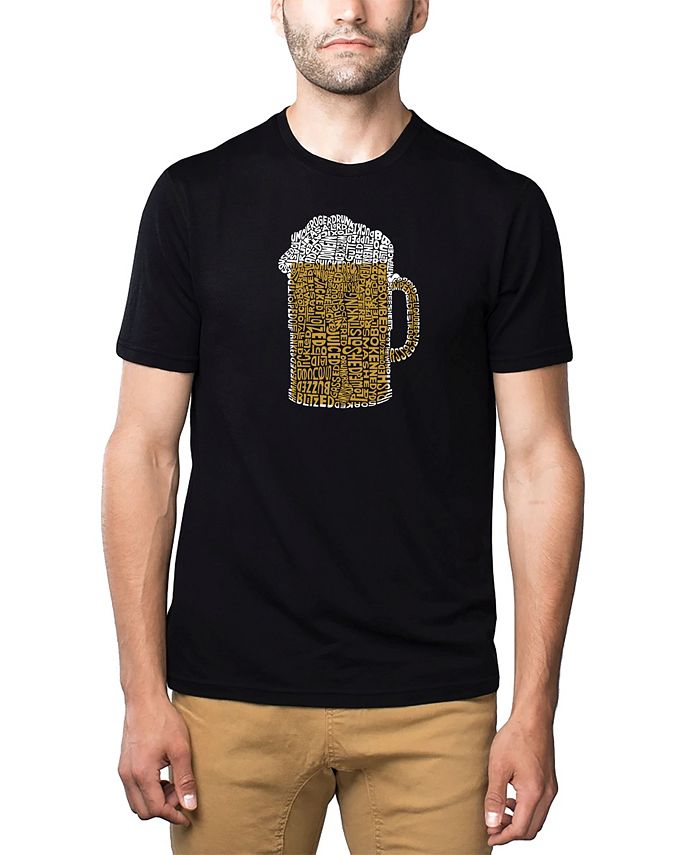 Мужская футболка премиум-класса Word Art — жаргонные термины, обозначающие «быть впустую» LA Pop Art, черный набор пивных кружек 0 5л осз люминарк дрезден