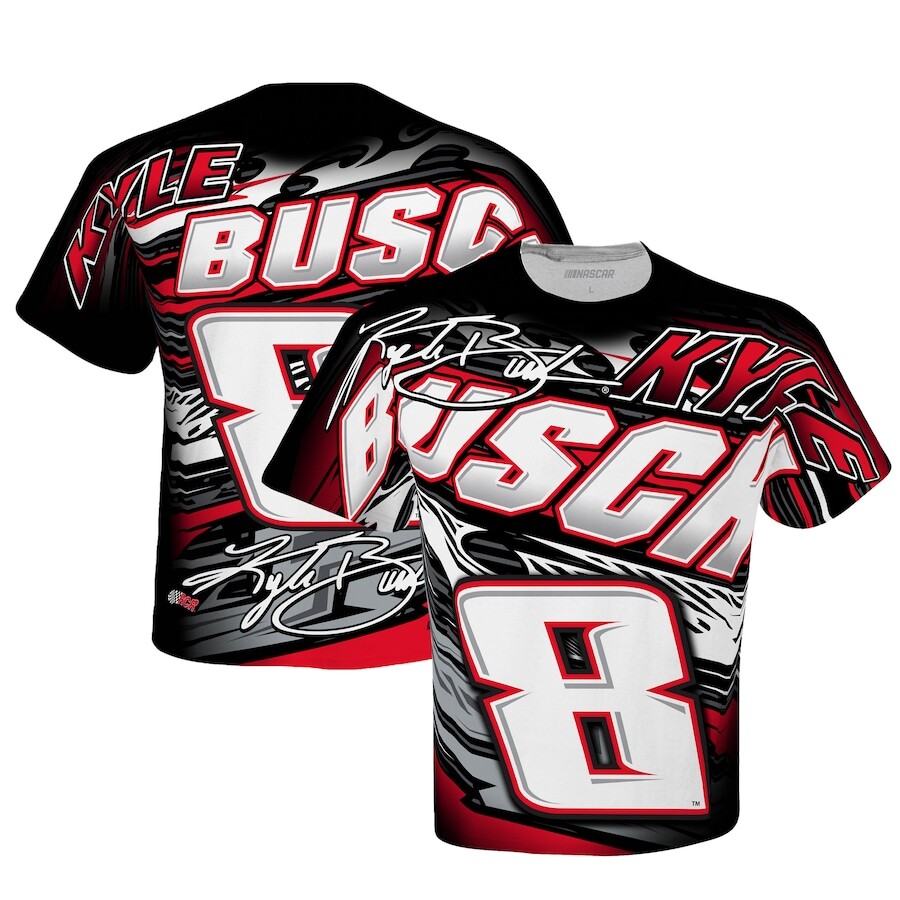 

Футболка с коротким рукавом Richard Childress Racing Team Collection Kyle Busch, черный