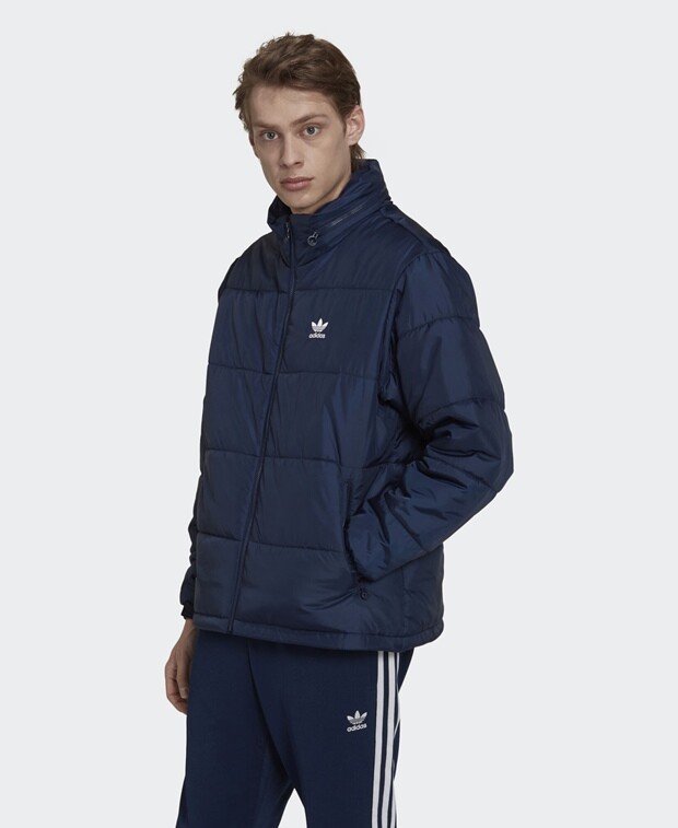 

Куртка из смесовых материалов adidas Originals, синий