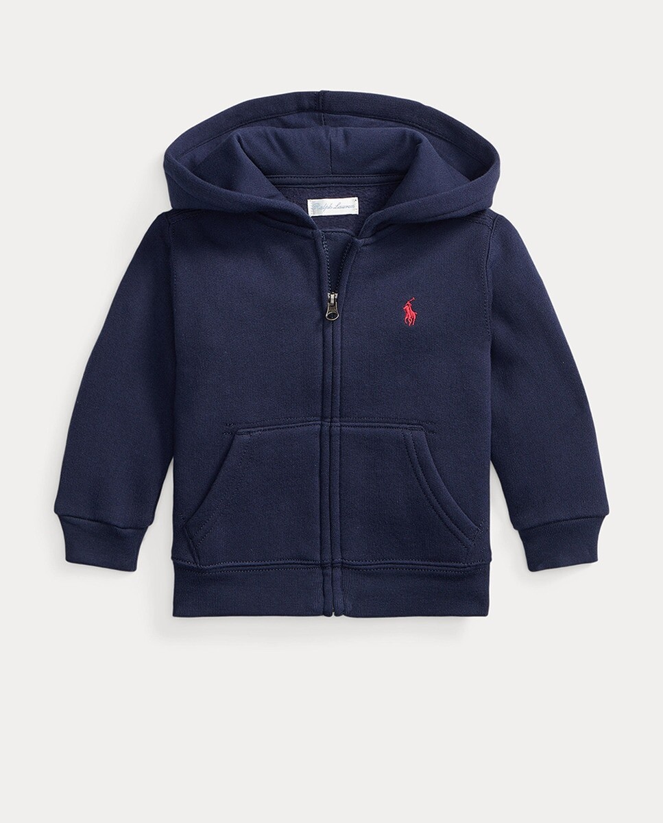 

Толстовка с капюшоном темно-синего цвета для мальчика Polo Ralph Lauren, темно-синий