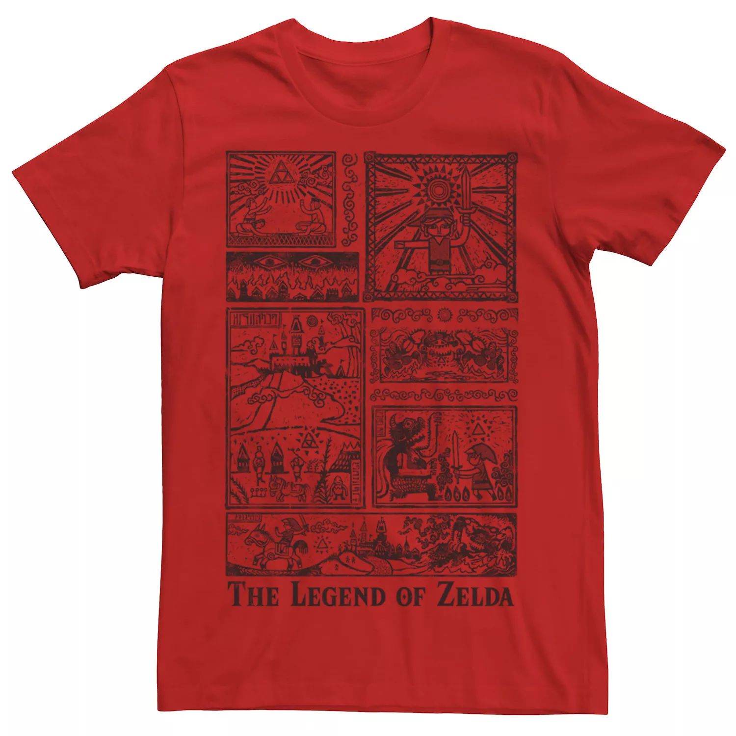 Мужская футболка Nintendo The Legend Of Zelda в древнем стиле с вставками и вставками Licensed Character книжка раскраска dream of red mansions в древнем стиле