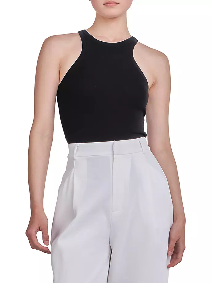 

Базовый вязаный топ без рукавов Endless Rose, черный