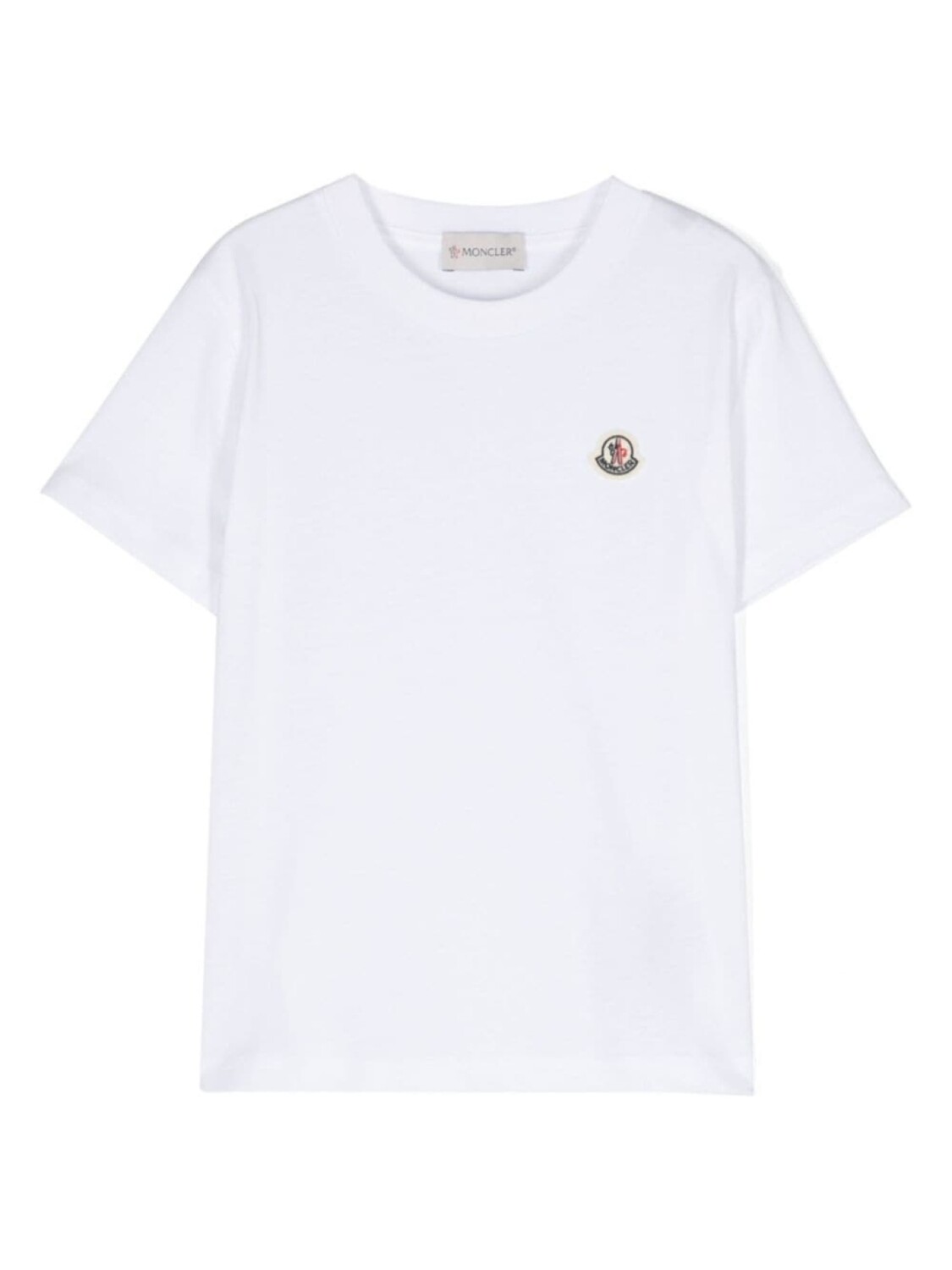 

Moncler Enfant футболка с логотипом, белый
