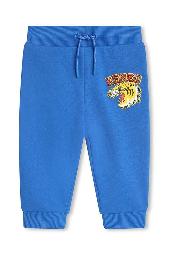 

Kenzo kids Детские хлопковые спортивные штаны, синий