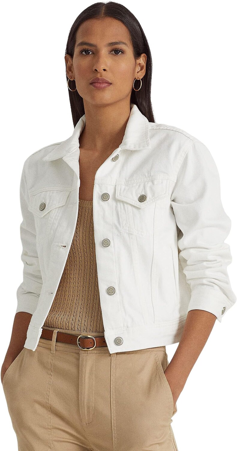 

Куртка Denim Trucker Jacket LAUREN Ralph Lauren, цвет White Wash