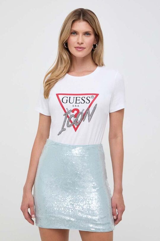 

Футболка из хлопка Guess, белый