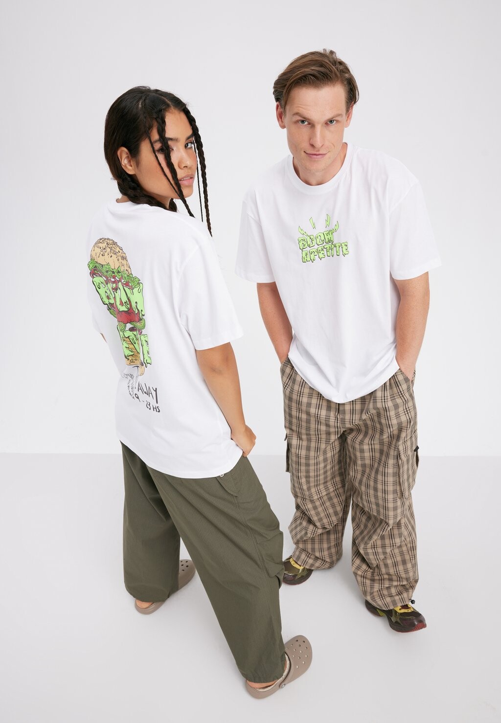 

Футболка с принтом UNISEX YOURTURN, белый