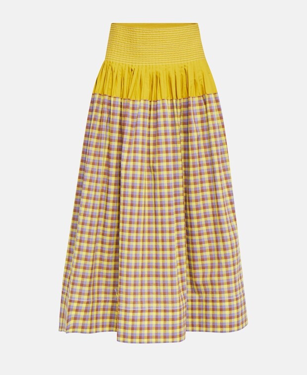 

Макси-юбка Tory Burch, зеленое яблоко