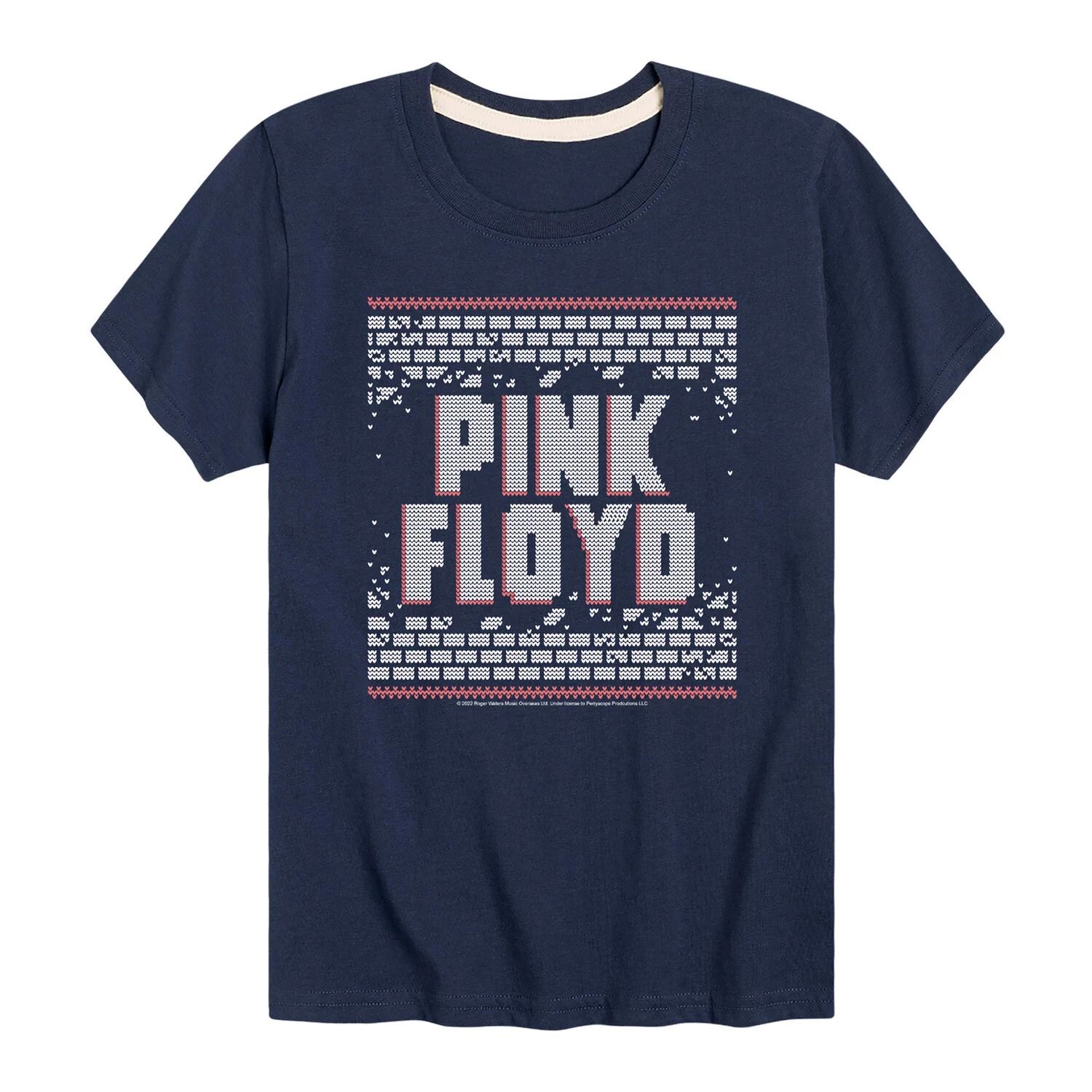 

Футболка Pink Floyd The Wall с праздничным рисунком для мальчиков 8–20 лет Licensed Character, синий