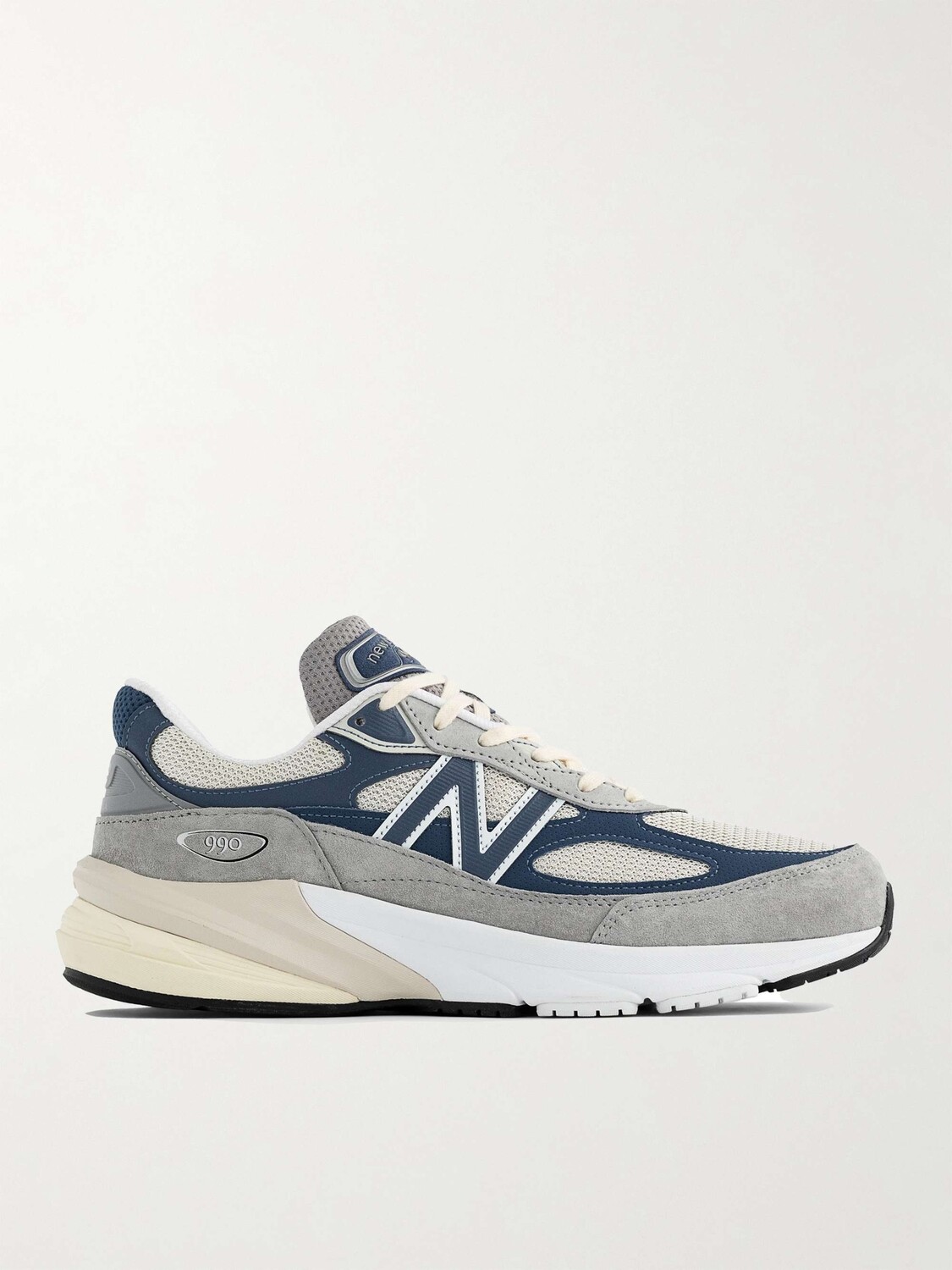 

СДЕЛАНО в США Кроссовки 996v6 из сетки и замши с кожаной отделкой NEW BALANCE, серый