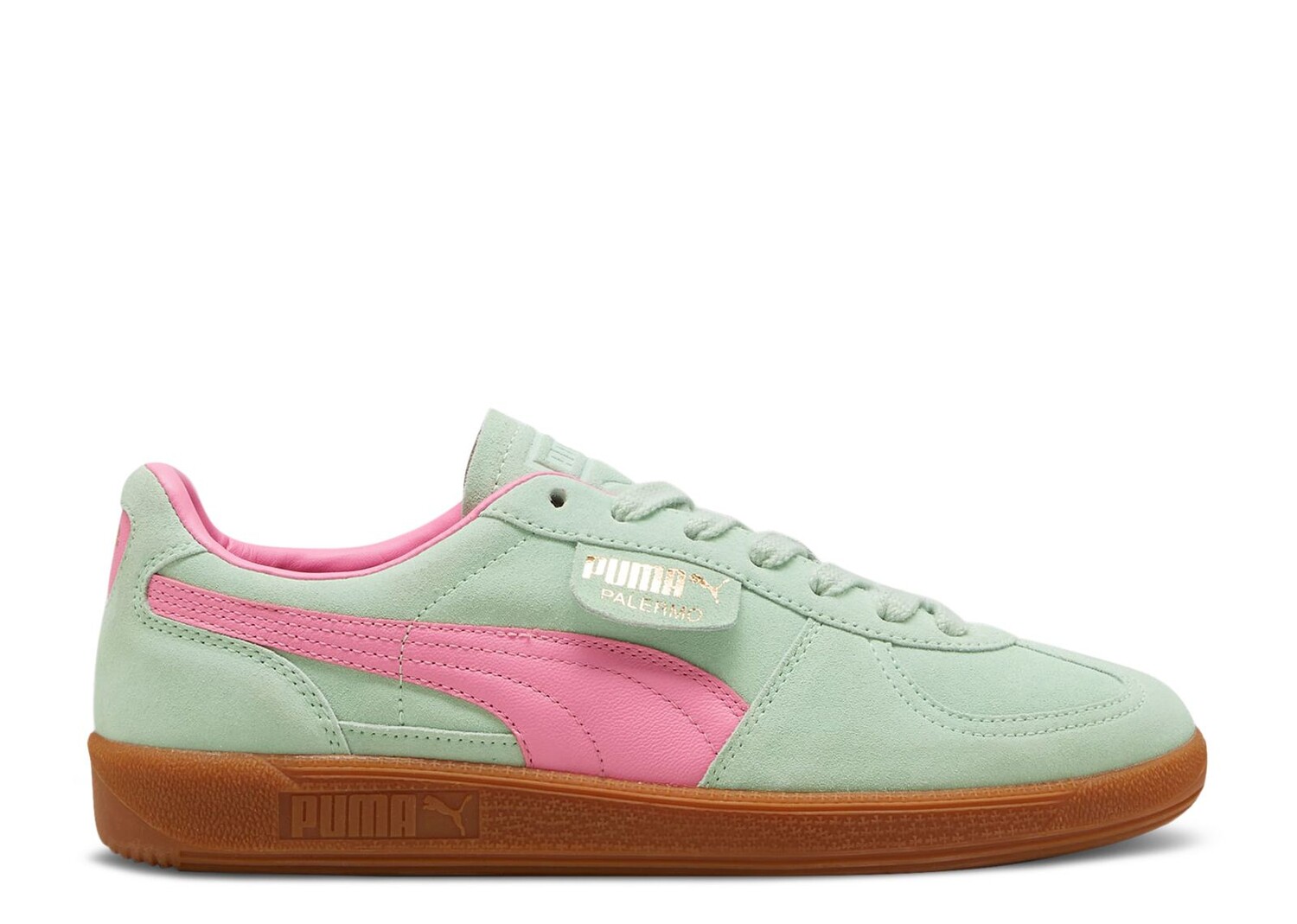 

Кроссовки Puma Wmns Palermo 'Fresh Mint Fast Pink Gum', синий