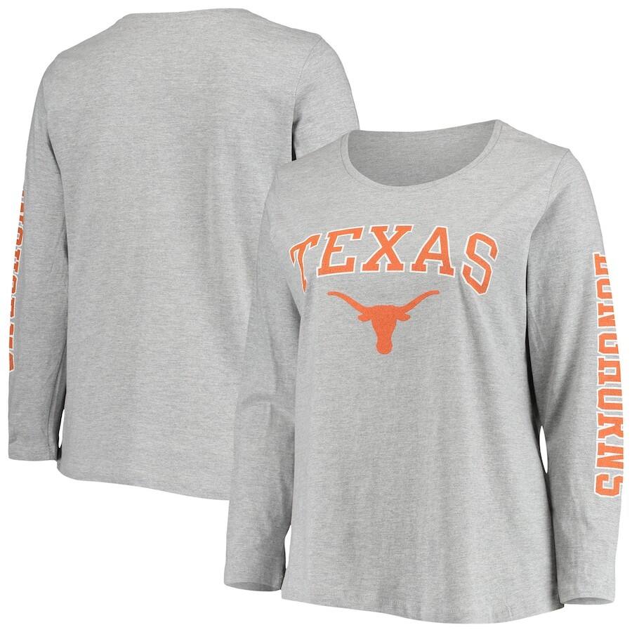 

Футболка с длинным рукавом Profile Texas Longhorns, серый