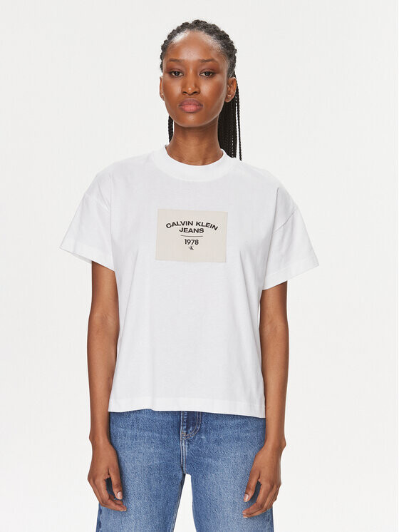

Футболка стандартного кроя Calvin Klein, белый