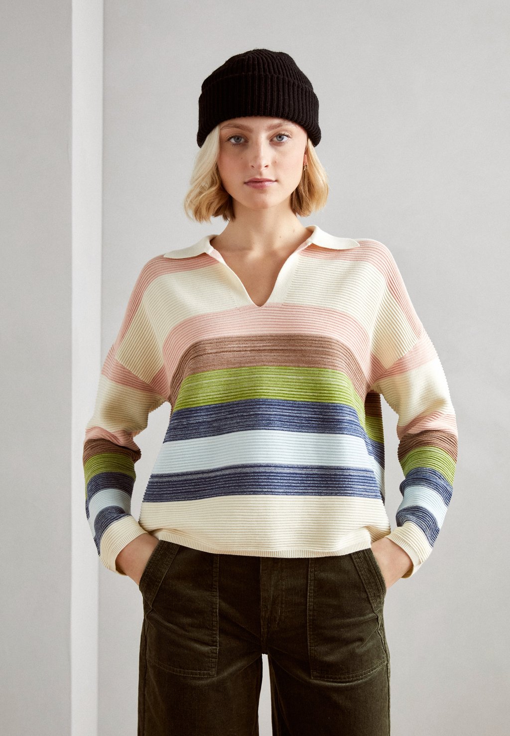 Вязаный свитер STRIPE Esprit, цвет ice вязаный свитер crew stripe esprit цвет off white
