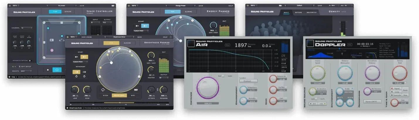 

Комплект плагинов Sound Particles 6FX