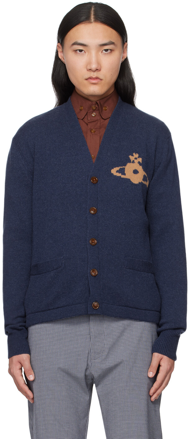 

Синий кардиган Alex Vivienne Westwood