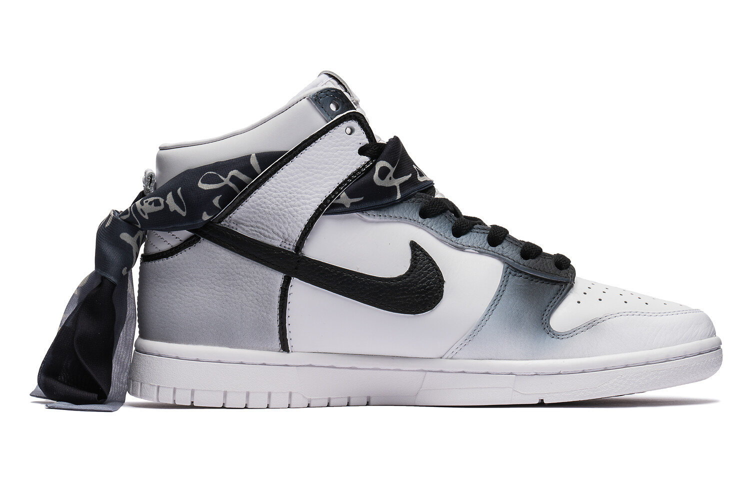 

Кроссовки для скейтбординга Dunk High, унисекс, высокие, черные/белые Nike