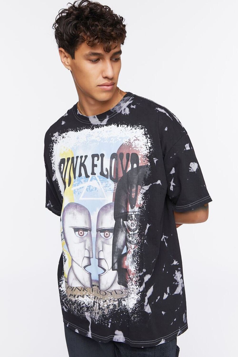 

Футболка с рисунком Pink Floyd Forever 21, черный