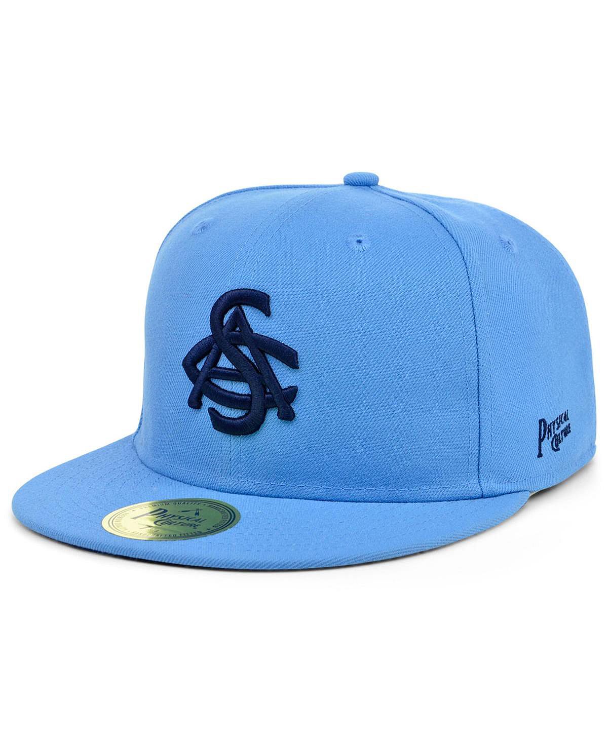 Мужской голубой смарт-комплект Athletic Club of Brooklyn, черная кепка Fives Physical Culture