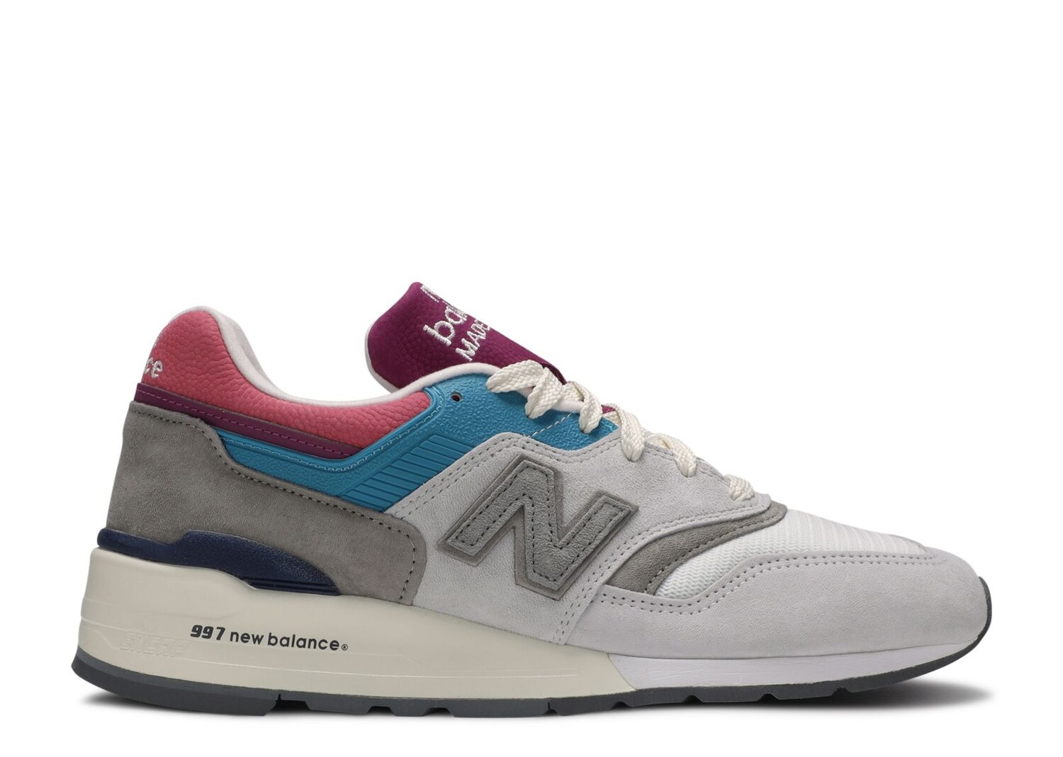 Кроссовки New Balance Aimé Leon Dore X 997 'Mulberry Purple', серый кроссовки new balance aimé leon dore x t500 red белый