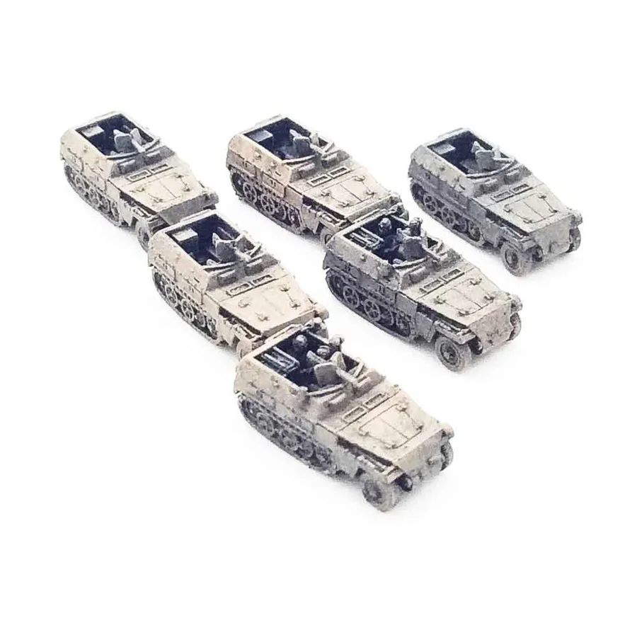 

Sd Kfz 250 5 Neu Коллекция № 4, WWII Micro Armour - Germany - Loose Miniatures (1:285)