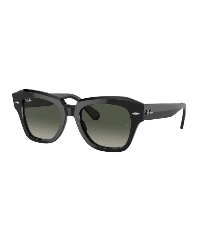 

Классические солнцезащитные очки в оправе из кристаллов ацетата Ray-Ban, серый