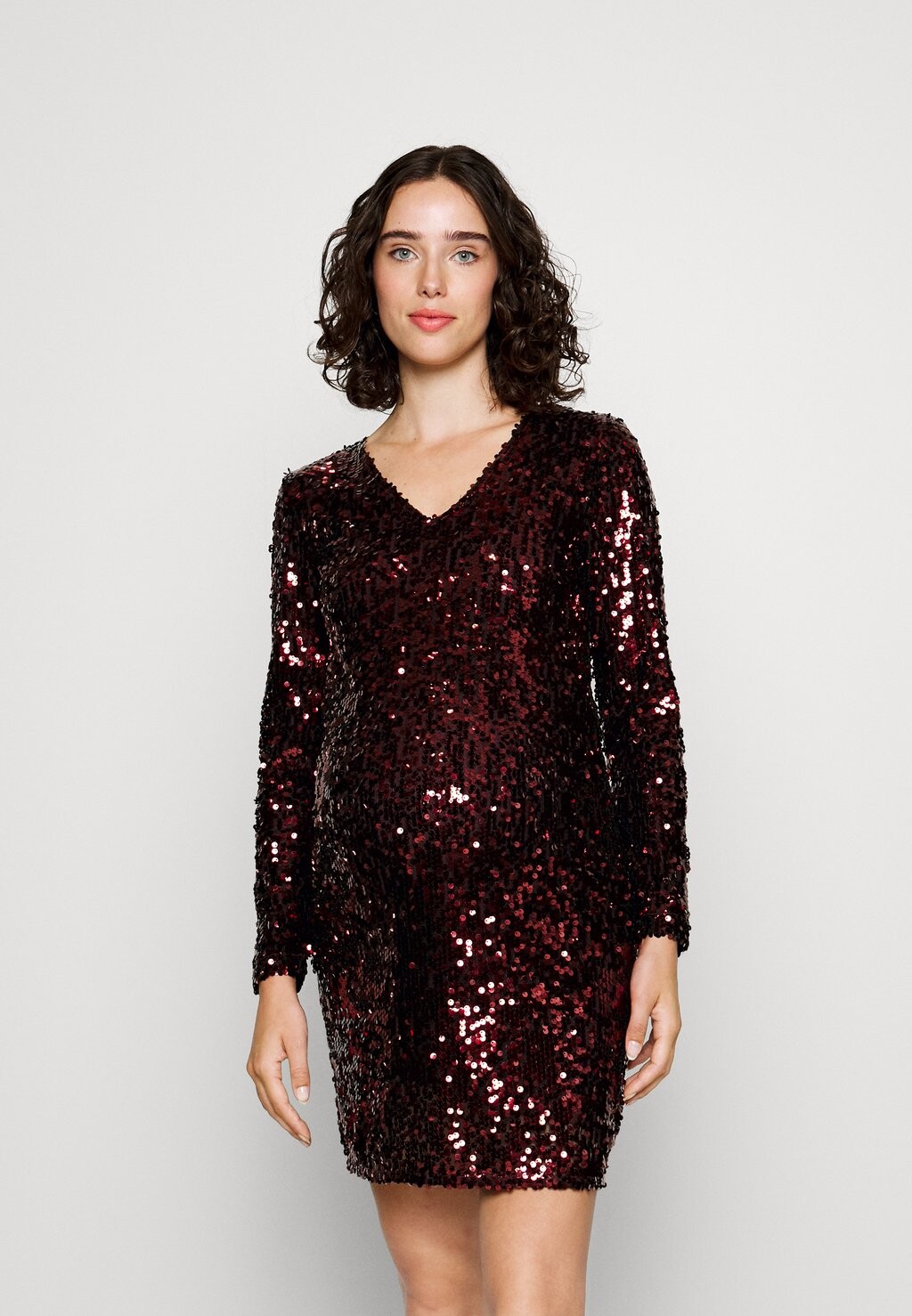 

Элегантное платье Mlparty Solid Short Dress MAMALICIOUS, цвет sassafras