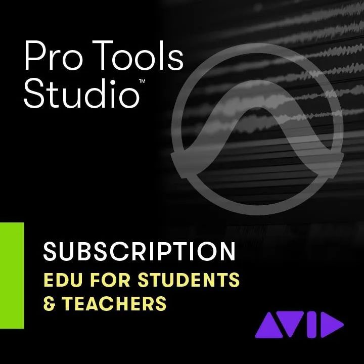 

Avid Pro Tools Studio для преподавателей и учащихся — подписка на 1 год