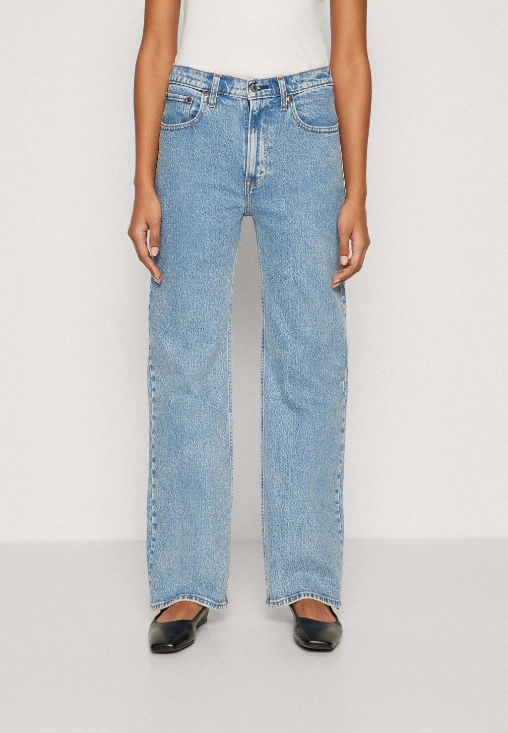 

Джинсы свободного кроя 90S Abercrombie & Fitch, синий деним