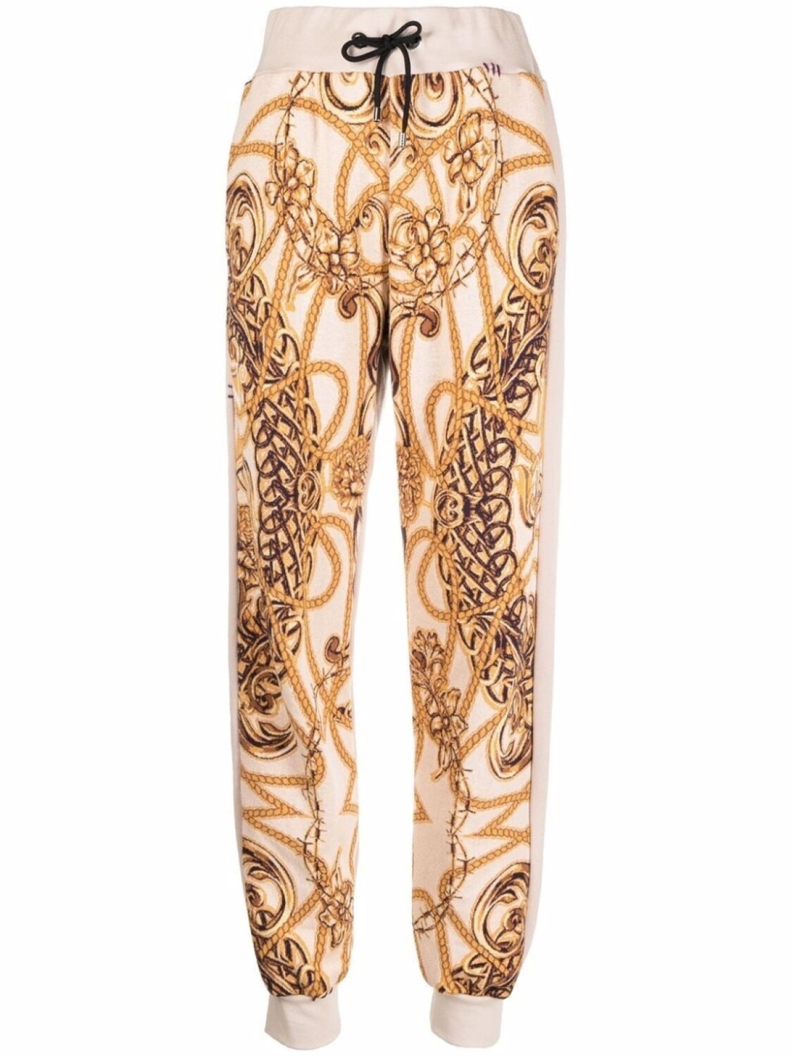 

Philipp Plein флисовые спортивные брюки с жаккардовым узором, нейтральный цвет