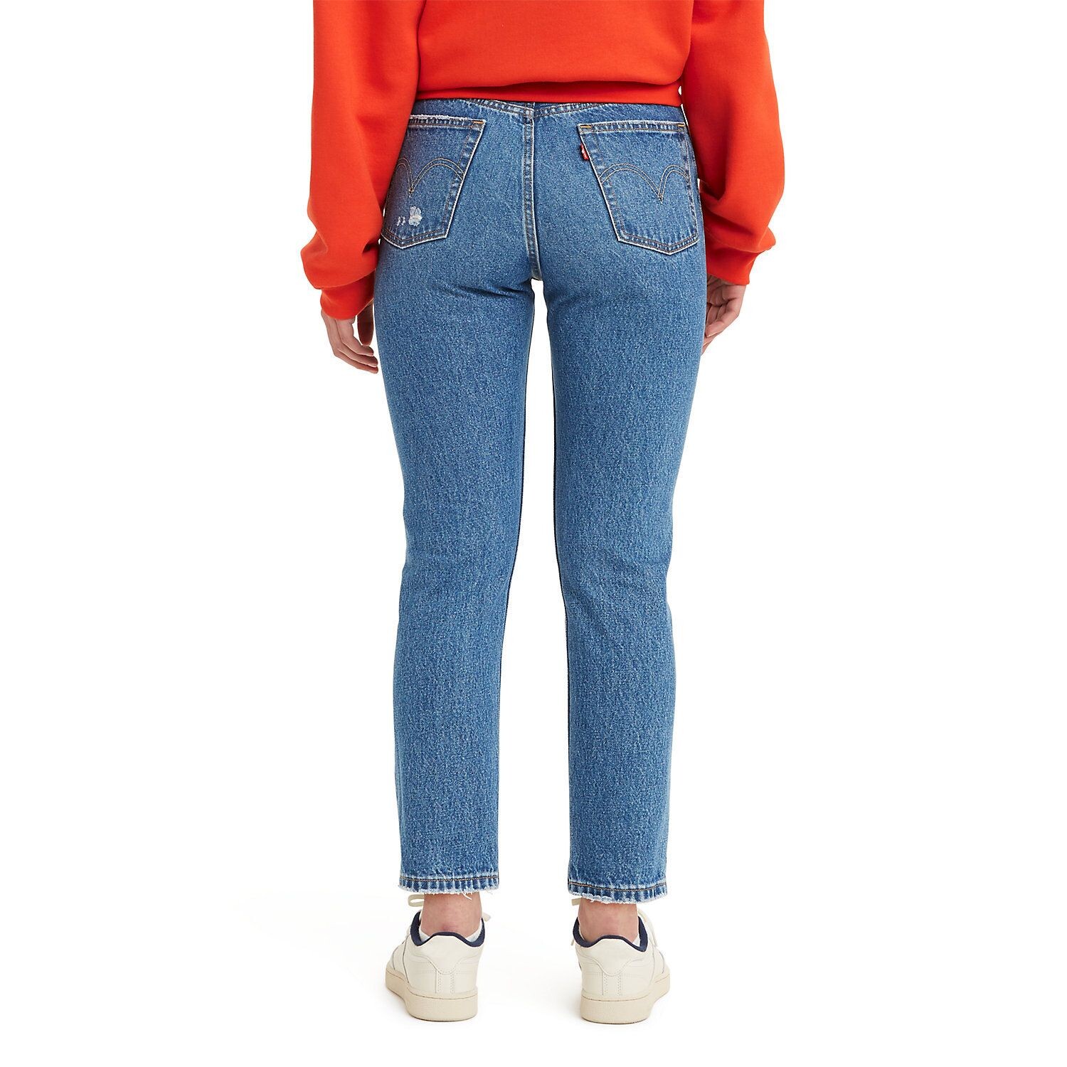 

Женские укороченные джинсы прямого кроя с высокой посадкой Levi's 501 Levi's