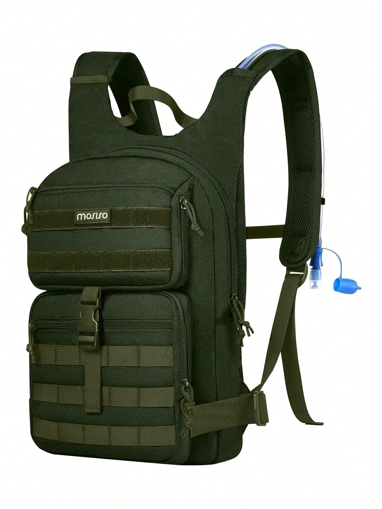 MOSISO Тактический рюкзак для гидратации для мужчин и женщин, армейский зеленый цена и фото