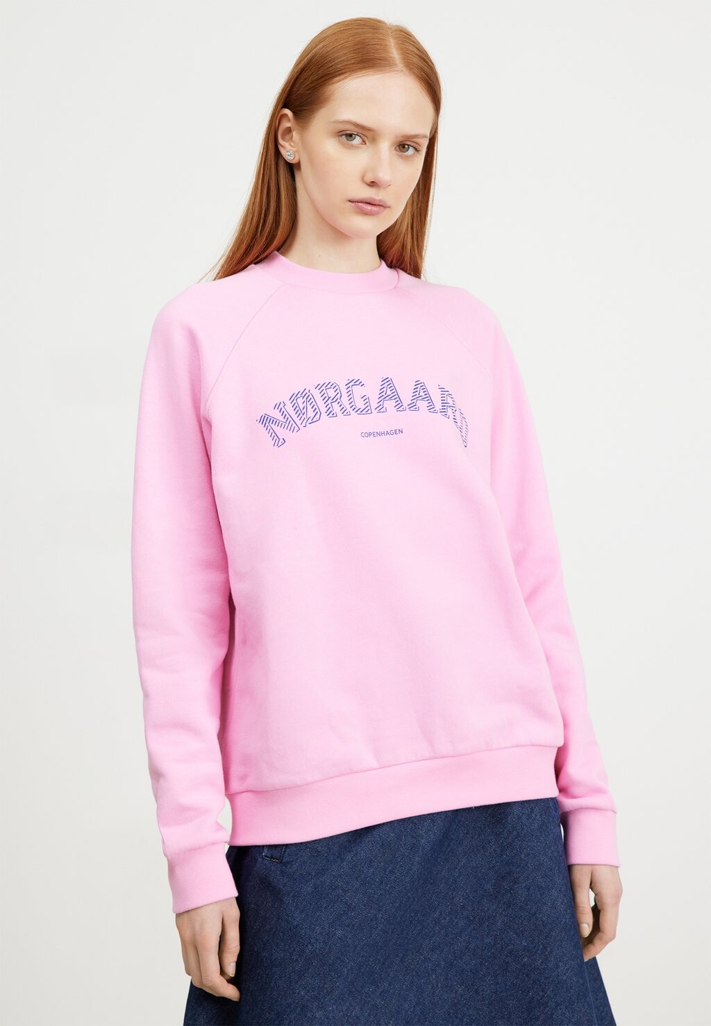 

Толстовка ORGANIC SWEAT ALLIUM SWEATSHIRT Mads Nørgaard, розовый