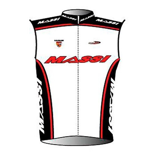 

Джерси без рукавов MASSI Summer Gillet Team, белый