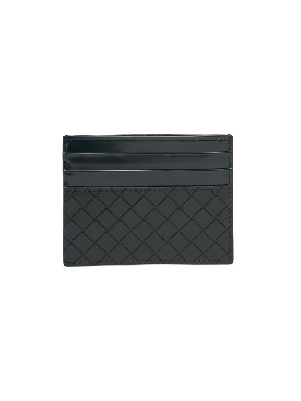 

Кожаный футляр для карт Portacard Bottega Veneta, черный