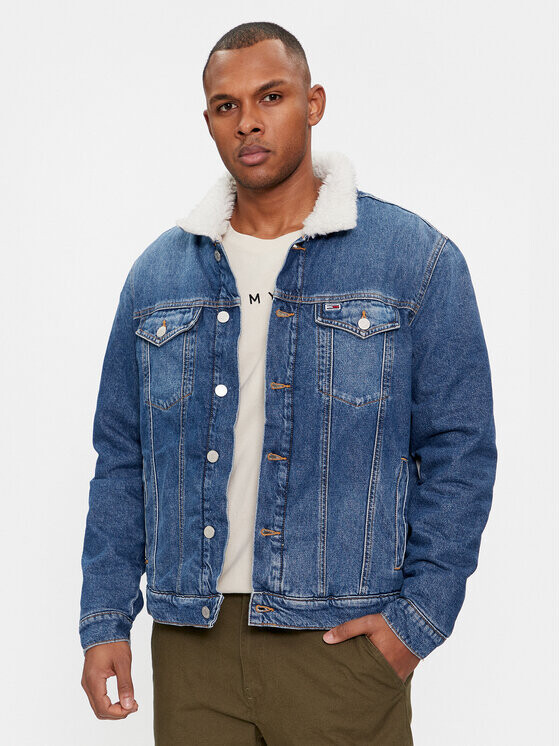 

Джинсовая куртка стандартного кроя Tommy Jeans, синий
