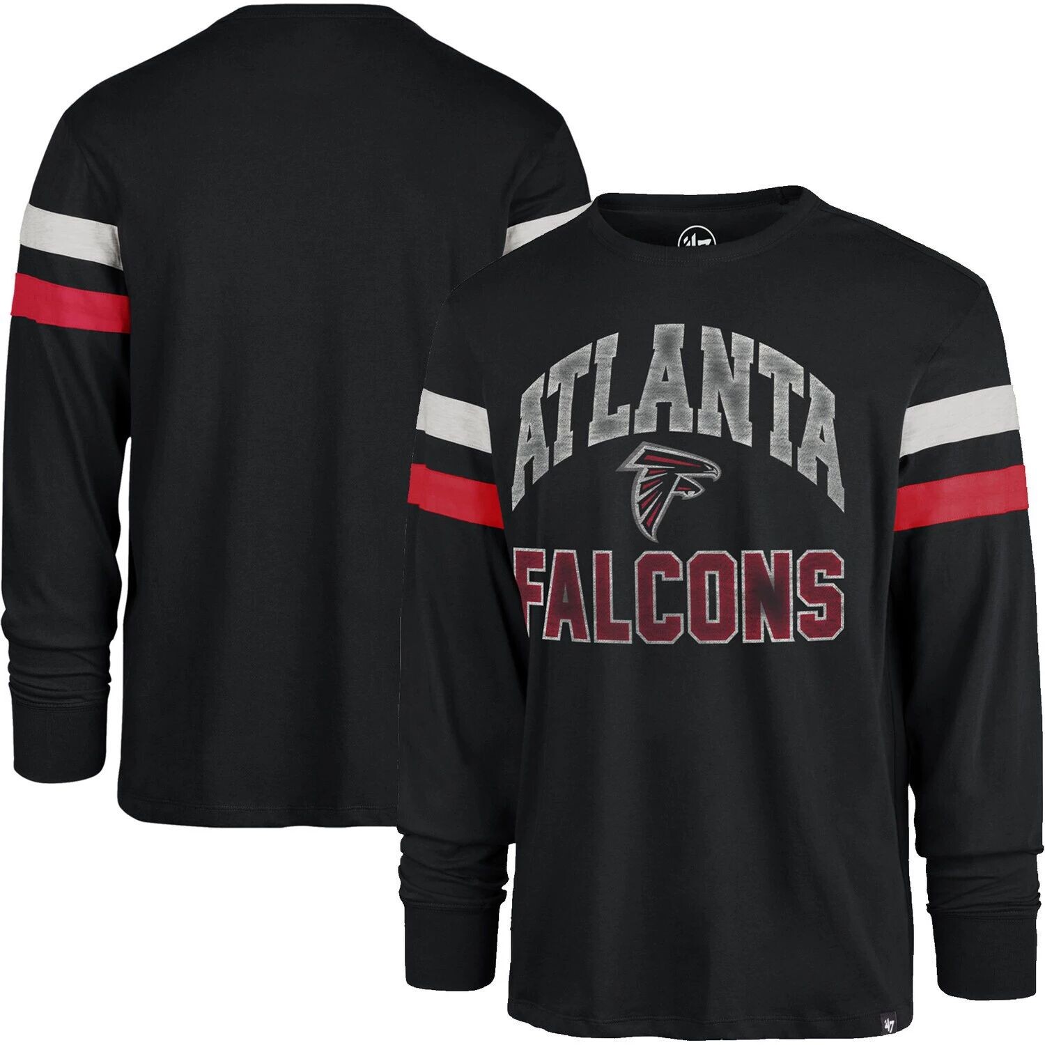 

Мужская черная футболка с длинным рукавом '47 Atlanta Falcons Irving