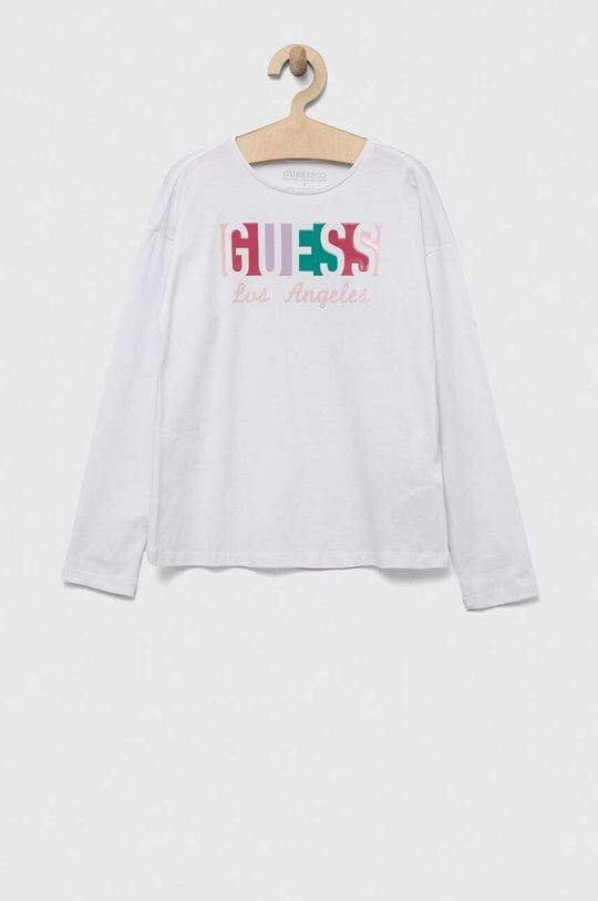 

Детская футболка с длинными рукавами Guess, белый
