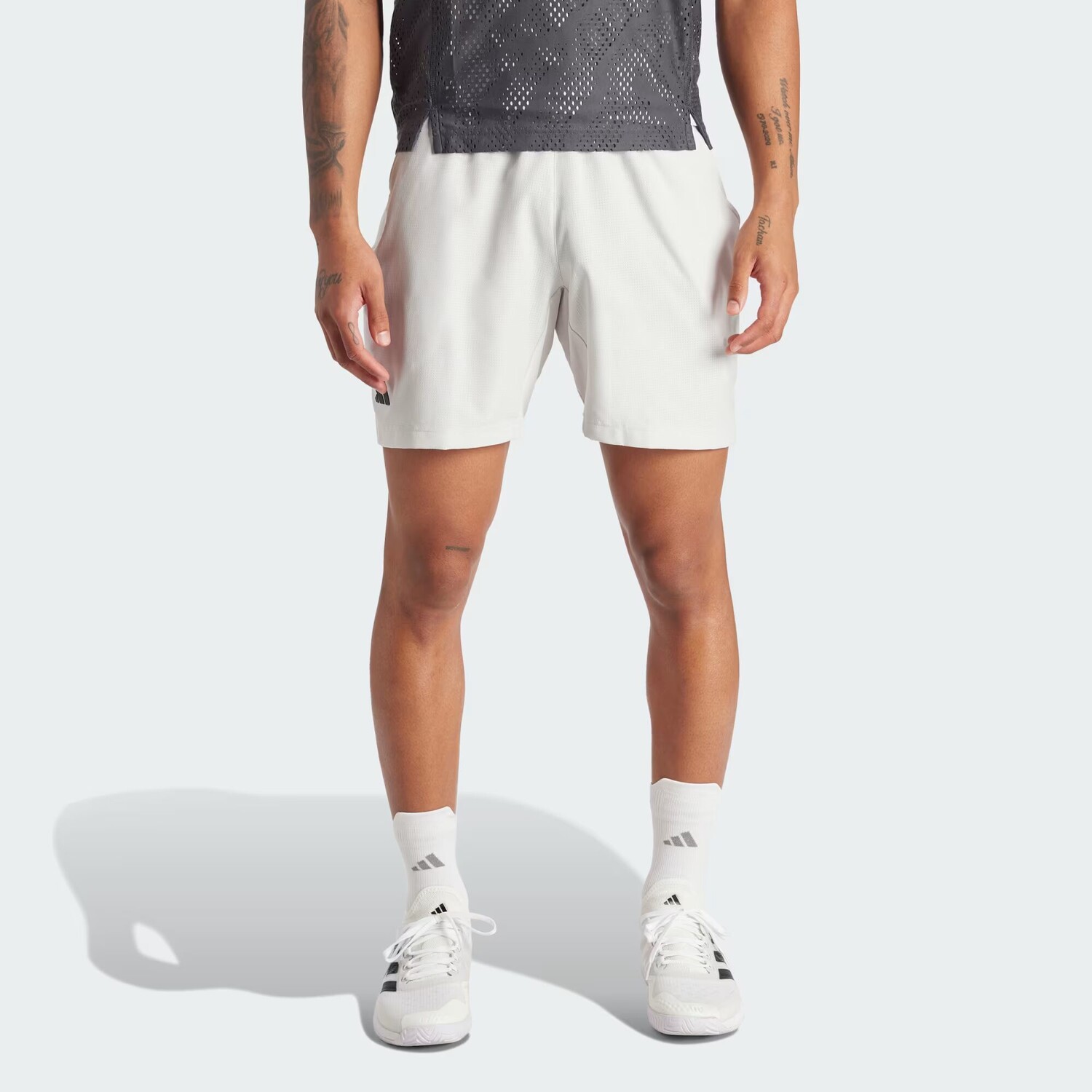 

Теннисные шорты HEAT.RDY и комплект внутренних шорт Adidas, цвет Grey One/Carbon