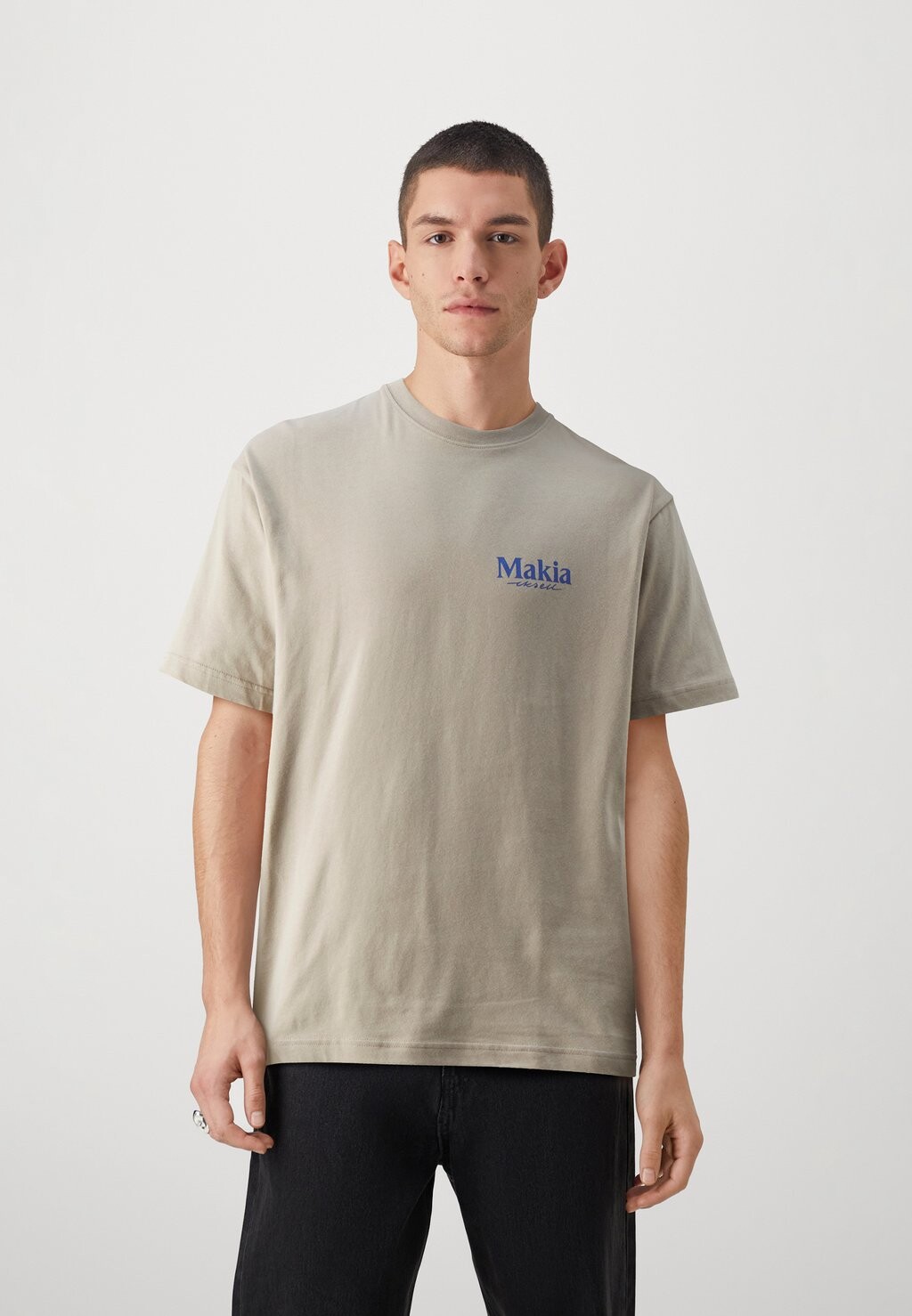 

Футболка с принтом NESTOR UNISEX Makia, земля