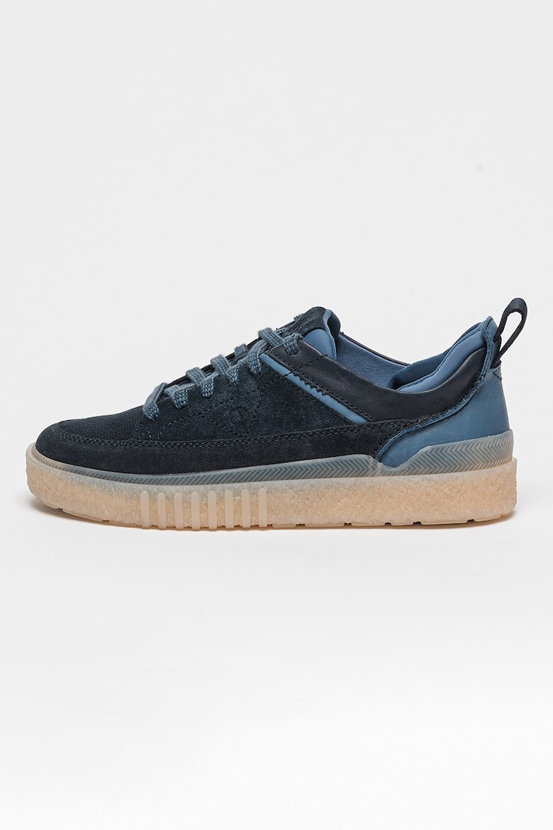 

Замшевые кроссовки Somerset с кожей Clarks, синий