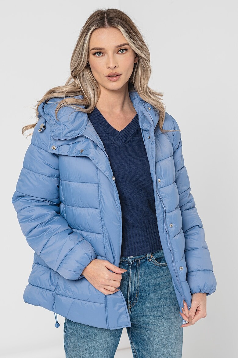 

Утепленная зимняя куртка с капюшоном United Colors Of Benetton, синий