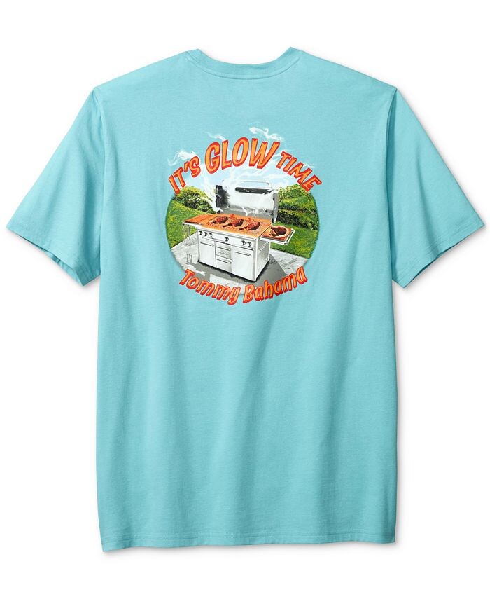 

Мужская футболка с рисунком It's Glow Time Tommy Bahama, синий