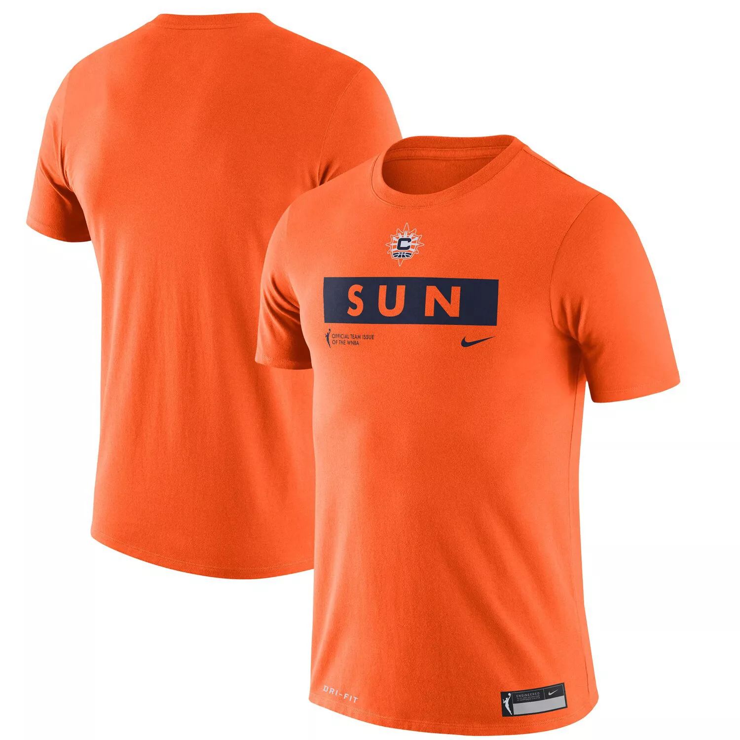 

Футболка Nike Orange Connecticut Sun для тренировок