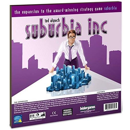 Настольная игра Suburbia Inc: Suburbia Exp Bezier Games cities skylines european suburbia content creator pack
