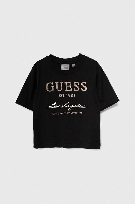 

Футболка Guess из хлопка, черный