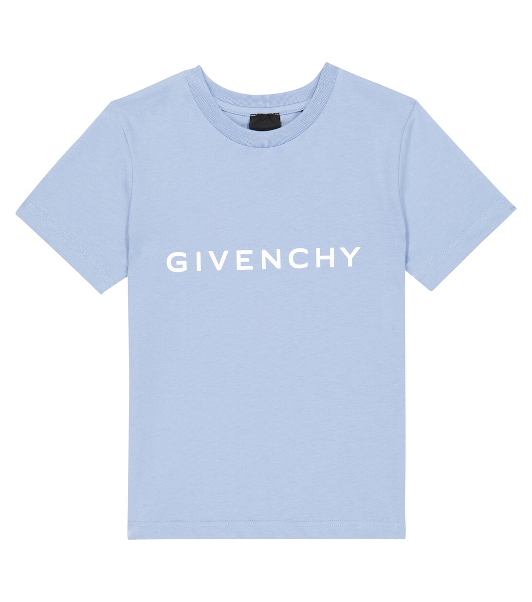 

Хлопковая футболка с логотипом Givenchy Kids, синий