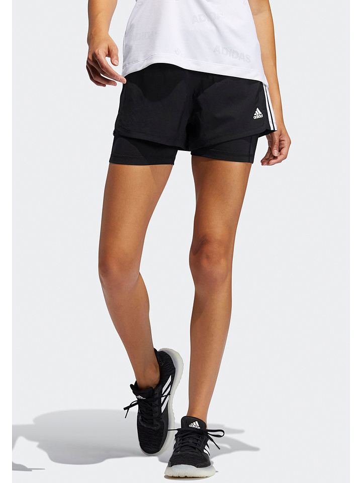 Спортивные шорты adidas Pacer 3S 2, черный цена и фото