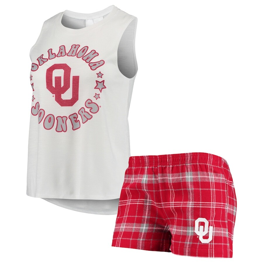 

Пижамный комплект Concepts Sport Oklahoma Sooners, малиновый